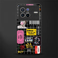 lonely hearts club black glass case for vivo x80 image