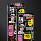 lonely hearts club black glass case for iphone 7 plus image-2