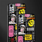 lonely hearts club black glass case for iphone 7 image-2