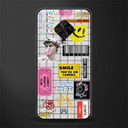 lonely hearts club white glass case for vivo s1 pro image