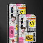 lonely hearts club white glass case for vivo v15 pro image-2