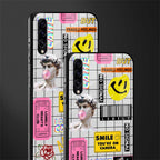 lonely hearts club white glass case for samsung galaxy a70s image-2