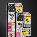 lonely hearts club white glass case for mi 11 lite image-2