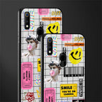 lonely hearts club white glass case for realme 3 pro image-2