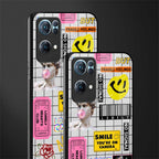 lonely hearts club white glass case for oppo reno7 pro 5g image-2
