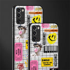 lonely hearts club white glass case for samsung galaxy note 20 image-2