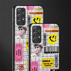 lonely hearts club white glass case for samsung galaxy a32 4g image-2