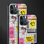 lonely hearts club white glass case for iphone 12 pro max image-2