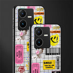 lonely hearts club white back phone cover | glass case for vivo y22