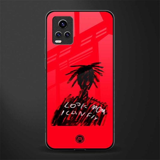 look mom i can fly back phone cover | glass case for vivo y73