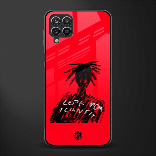 look mom i can fly back phone cover | glass case for samsung galaxy a22 4g