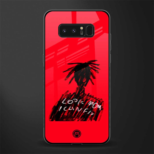 look mom i can fly glass case for samsung galaxy note 8 image