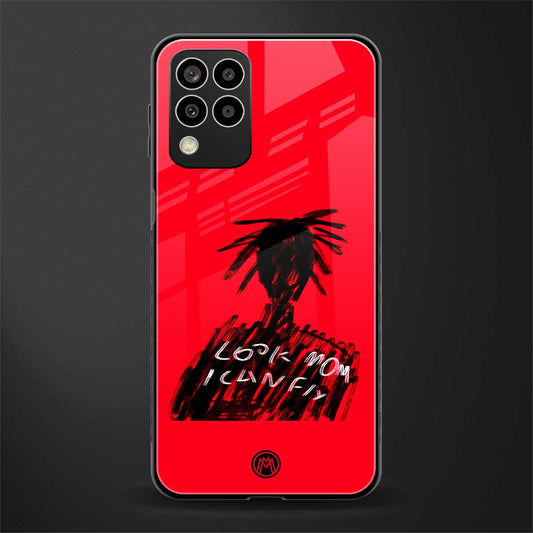 look mom i can fly back phone cover | glass case for samsung galaxy m33 5g