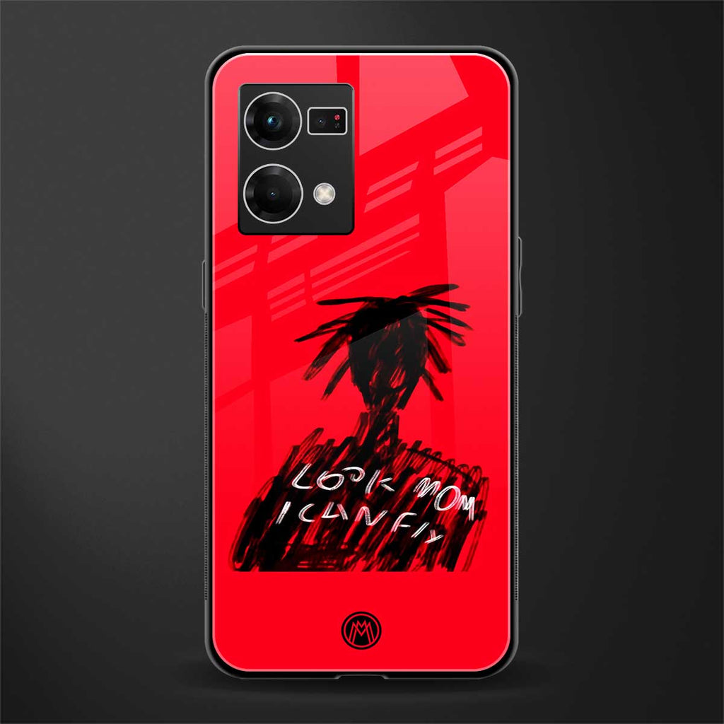 look mom i can fly back phone cover | glass case for oppo f21 pro 4g