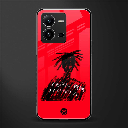 look mom i can fly back phone cover | glass case for vivo v25-5g