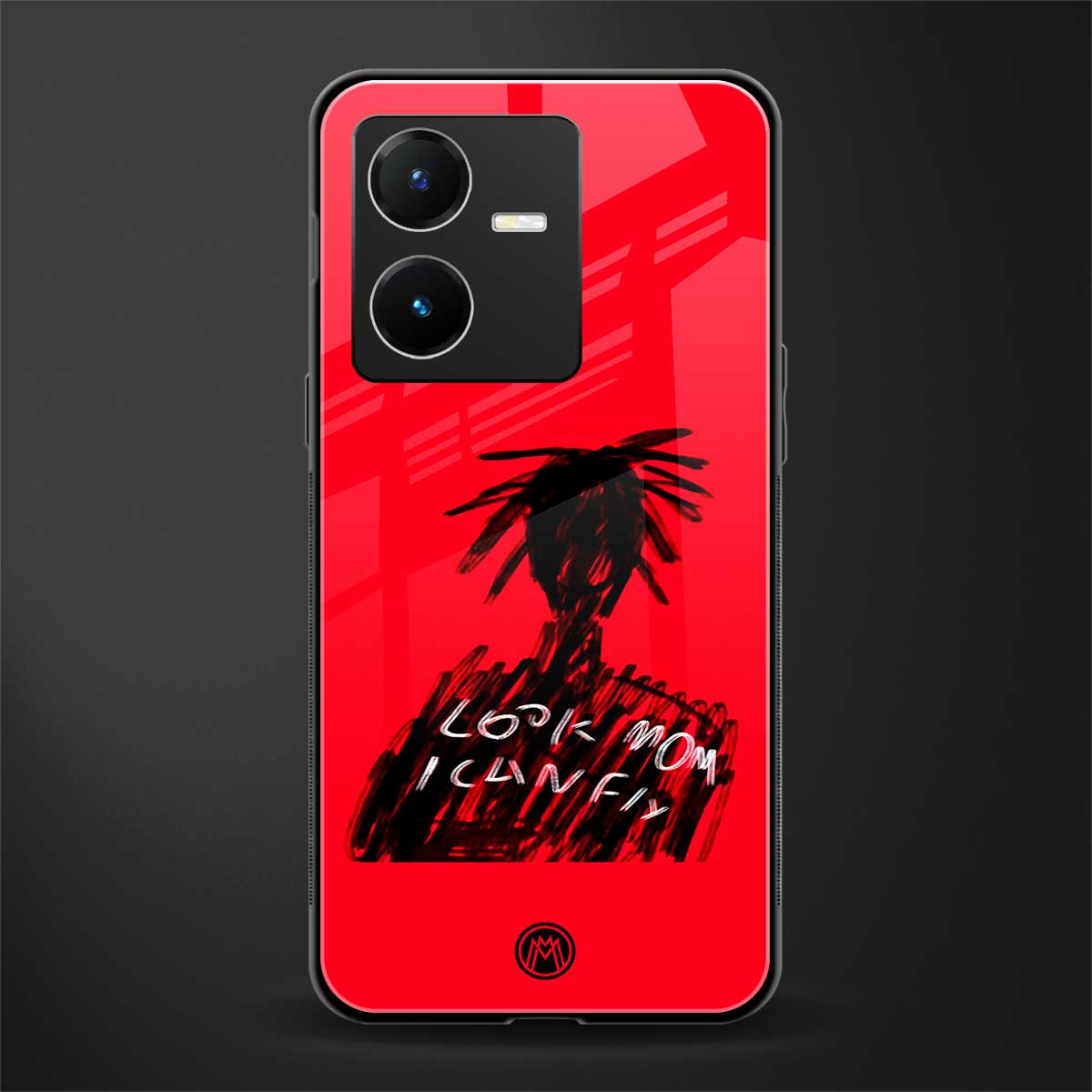 look mom i can fly back phone cover | glass case for vivo y22