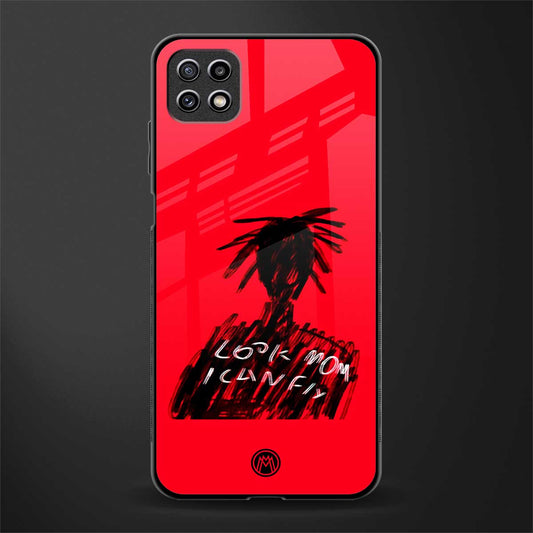 look mom i can fly back phone cover | glass case for samsung galaxy f42