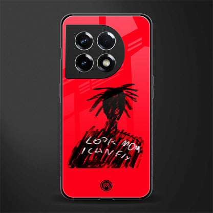 look mom i can fly back phone cover | glass case for oneplus 11