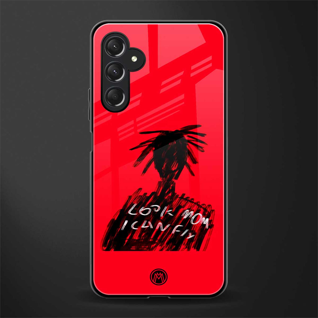 look mom i can fly back phone cover | glass case for samsun galaxy a24 4g