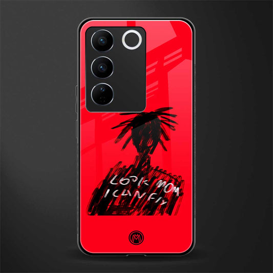 look mom i can fly back phone cover | glass case for vivo v27 pro 5g