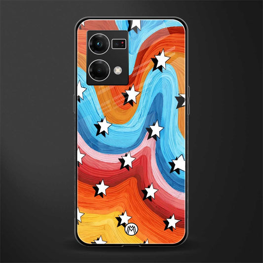 lost in paradise back phone cover | glass case for oppo f21 pro 4g