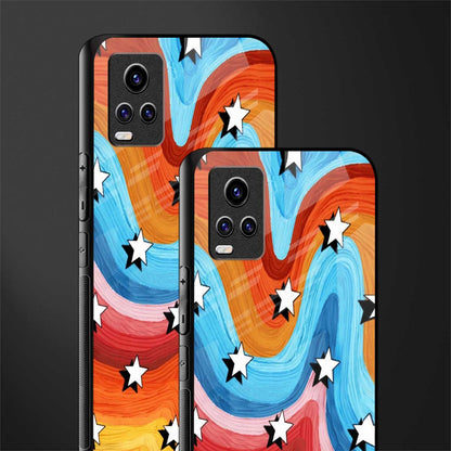 lost in paradise back phone cover | glass case for vivo v21e 4g
