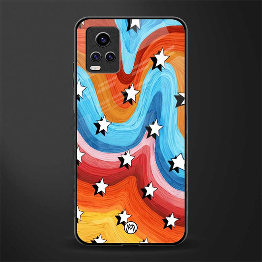 lost in paradise back phone cover | glass case for vivo v21e 4g