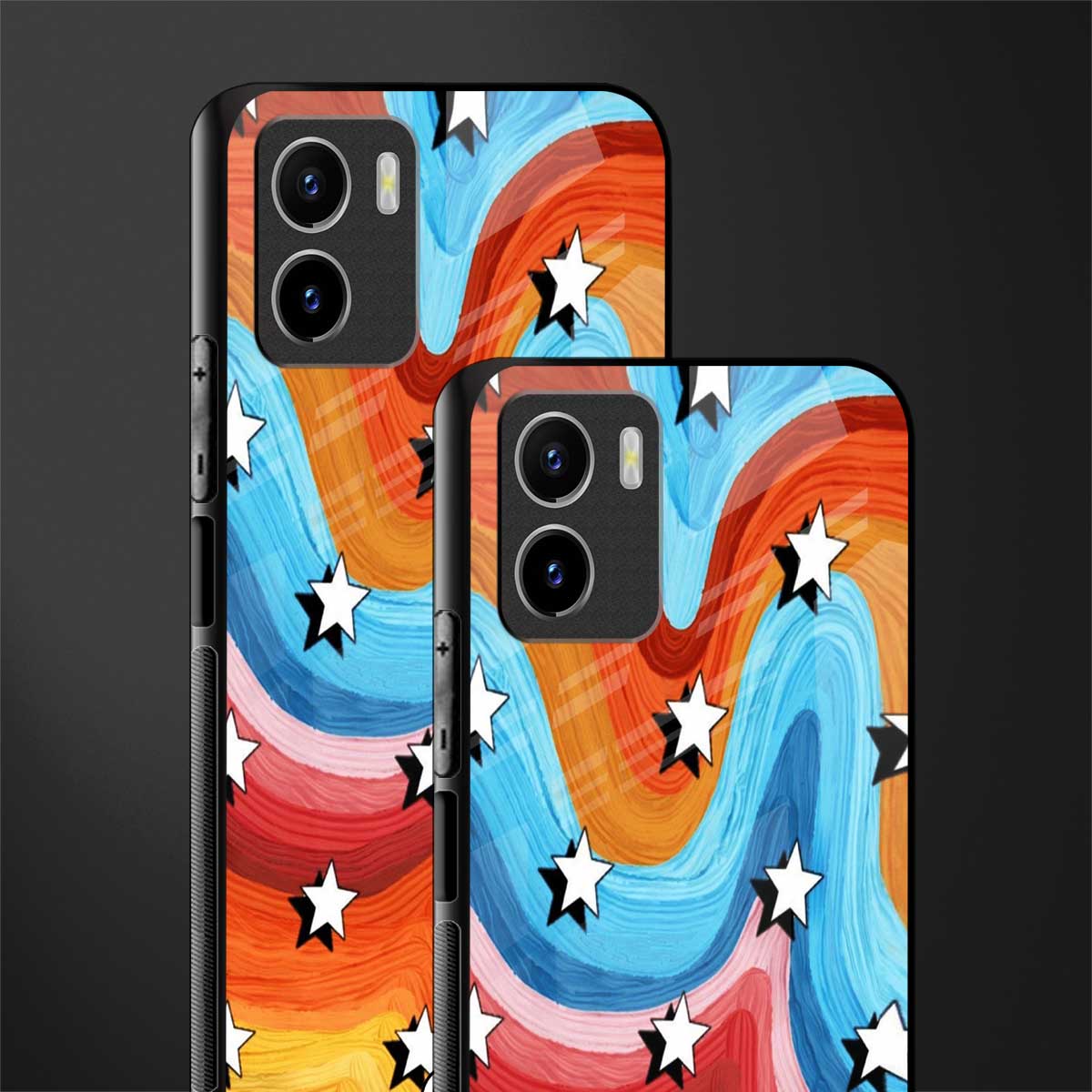 lost in paradise back phone cover | glass case for vivo y72