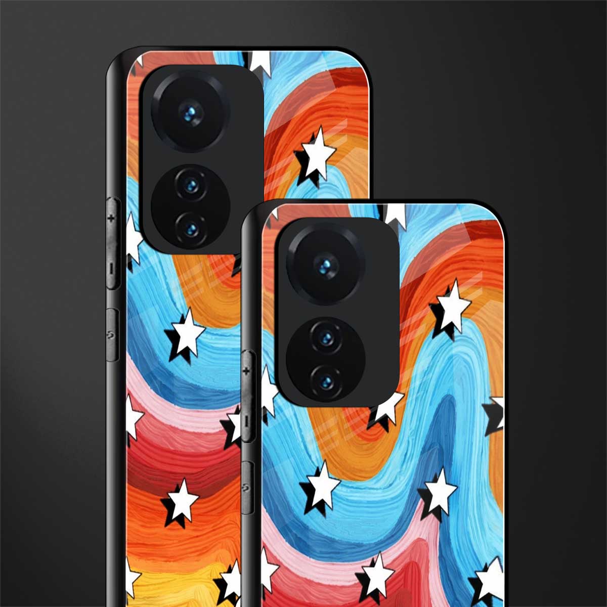 lost in paradise back phone cover | glass case for vivo t1 44w 4g