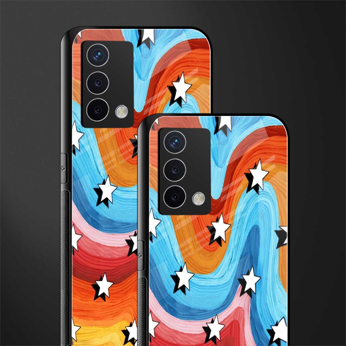 lost in paradise back phone cover | glass case for oppo a74 4g
