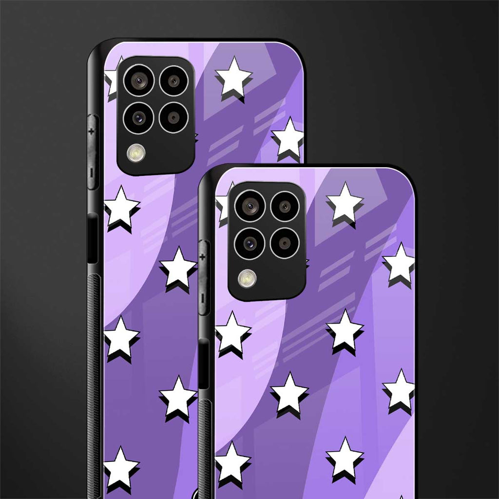 lost in paradise grape edition back phone cover | glass case for samsung galaxy m33 5g