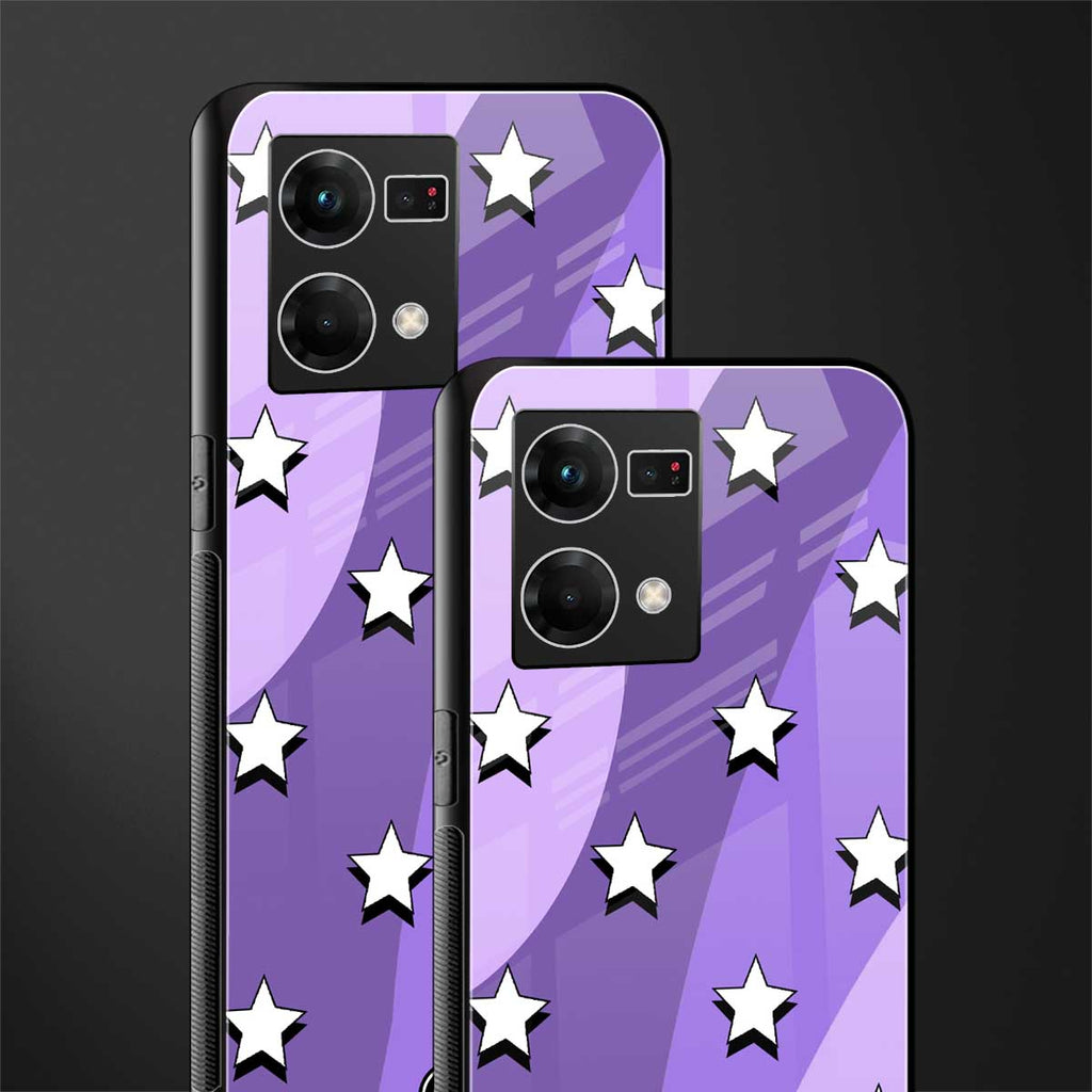 lost in paradise grape edition back phone cover | glass case for oppo f21 pro 4g