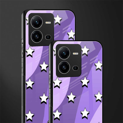 lost in paradise grape edition back phone cover | glass case for vivo v25-5g