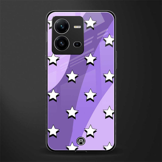 lost in paradise grape edition back phone cover | glass case for vivo v25-5g
