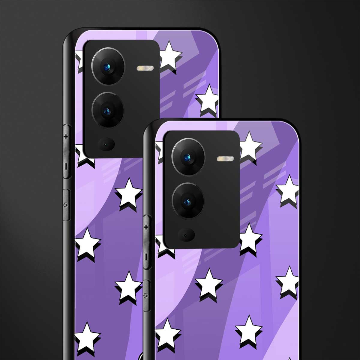 lost in paradise grape edition back phone cover | glass case for vivo v25 pro 5g