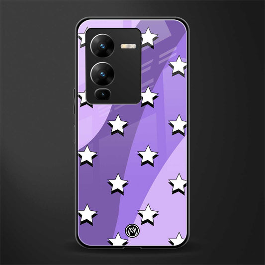 lost in paradise grape edition back phone cover | glass case for vivo v25 pro 5g