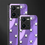lost in paradise grape edition back phone cover | glass case for vivo y35 4g