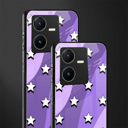 lost in paradise grape edition back phone cover | glass case for vivo y22