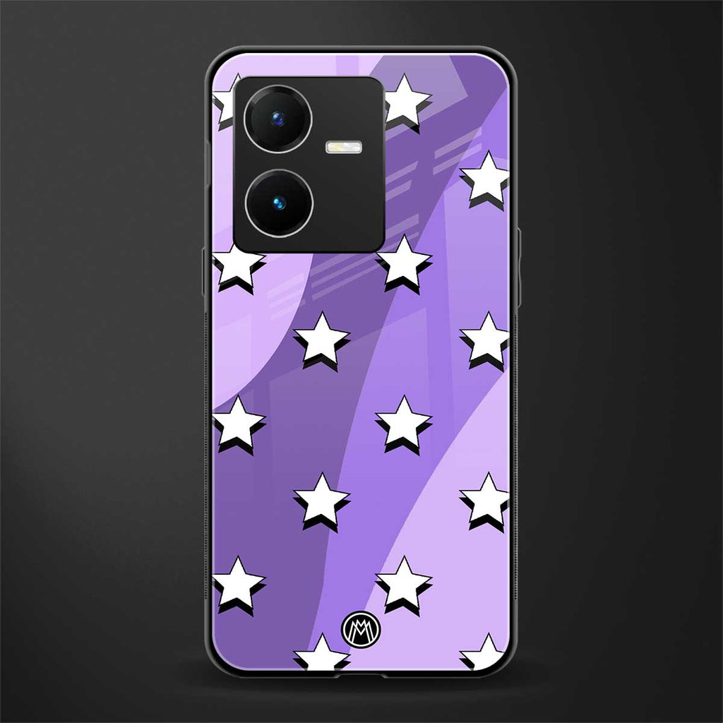 lost in paradise grape edition back phone cover | glass case for vivo y22