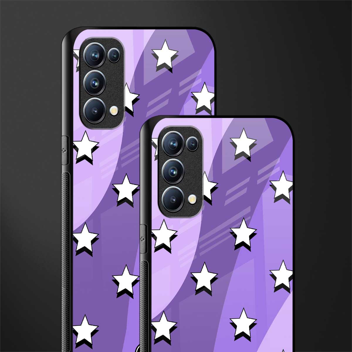 lost in paradise grape edition back phone cover | glass case for oppo reno 5