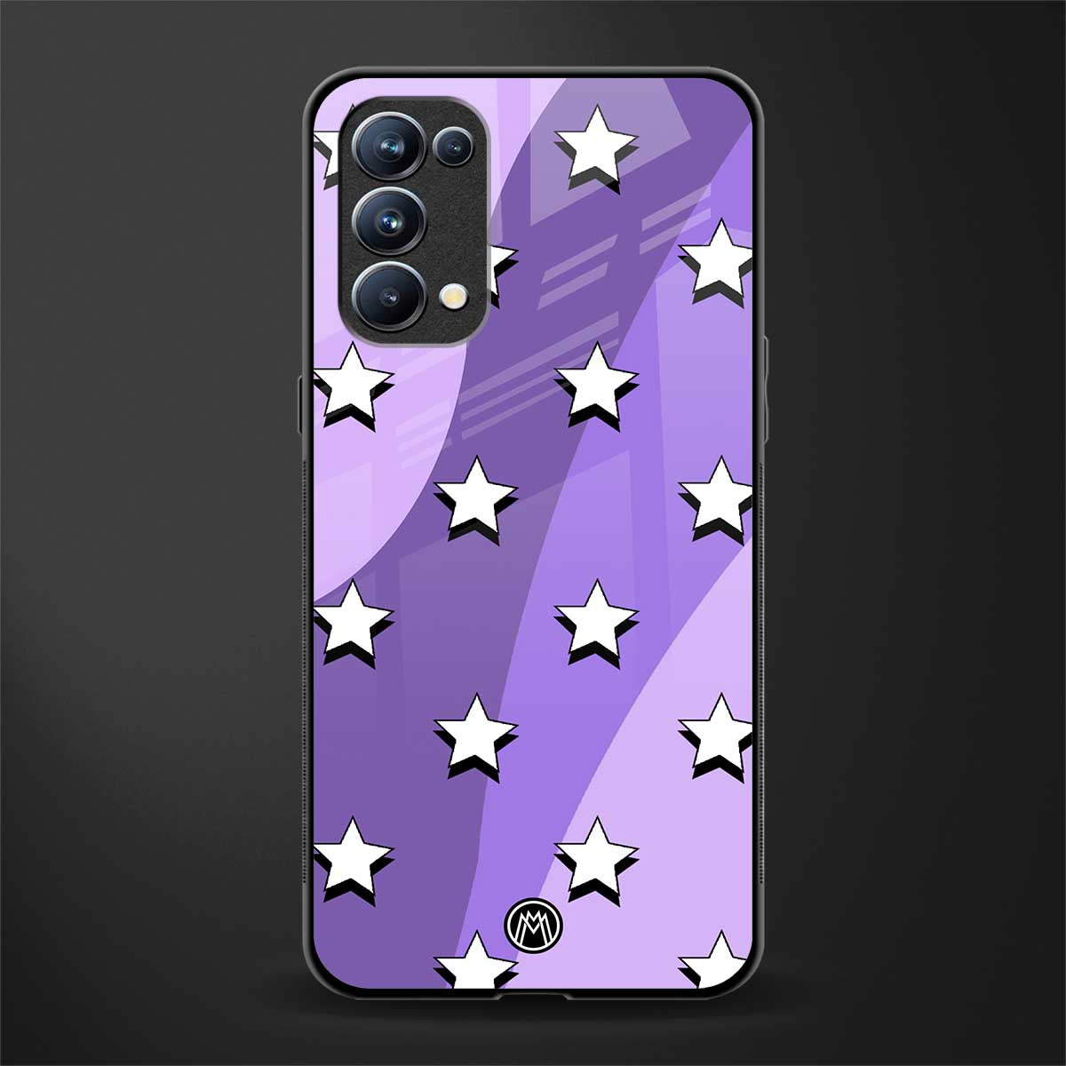 lost in paradise grape edition back phone cover | glass case for oppo reno 5