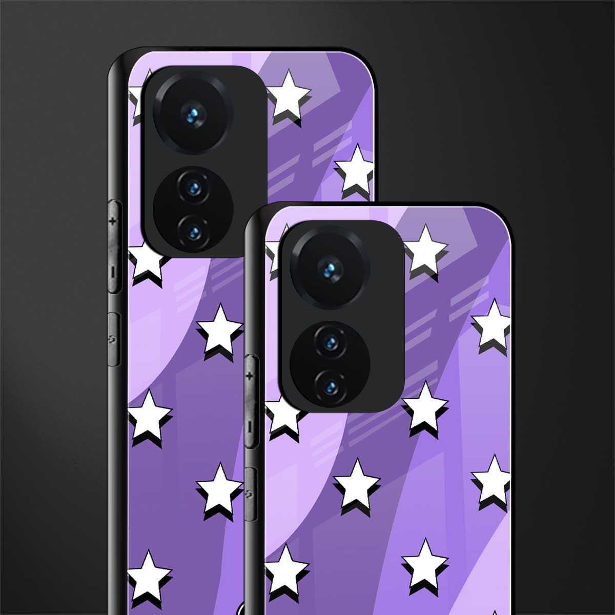 lost in paradise grape edition back phone cover | glass case for vivo t1 44w 4g