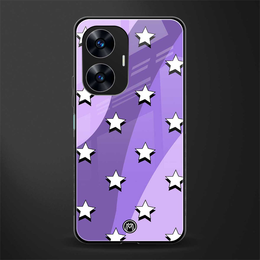 lost in paradise grape edition back phone cover | glass case for realme c55
