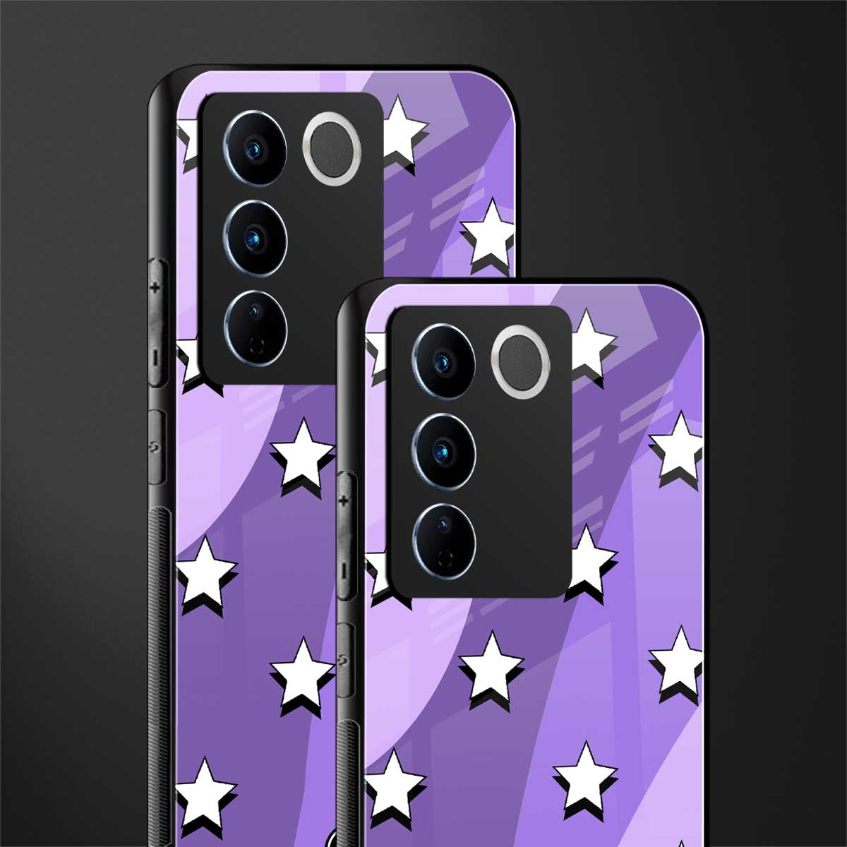 lost in paradise grape edition back phone cover | glass case for vivo v27 pro 5g