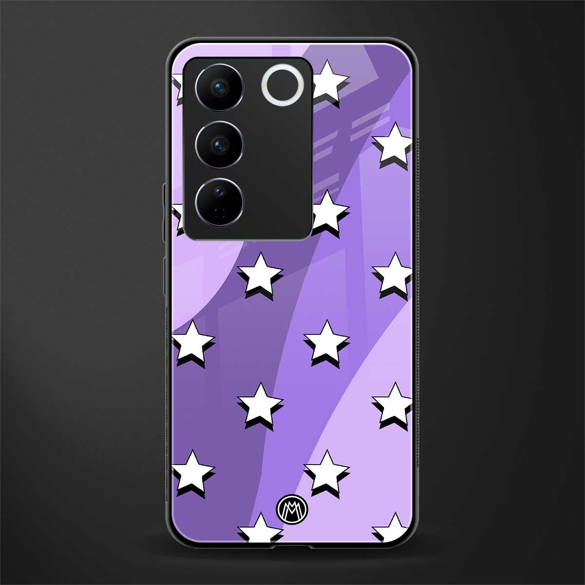 lost in paradise grape edition back phone cover | glass case for vivo v27 pro 5g