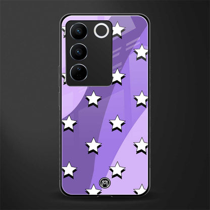 lost in paradise grape edition back phone cover | glass case for vivo v27 pro 5g