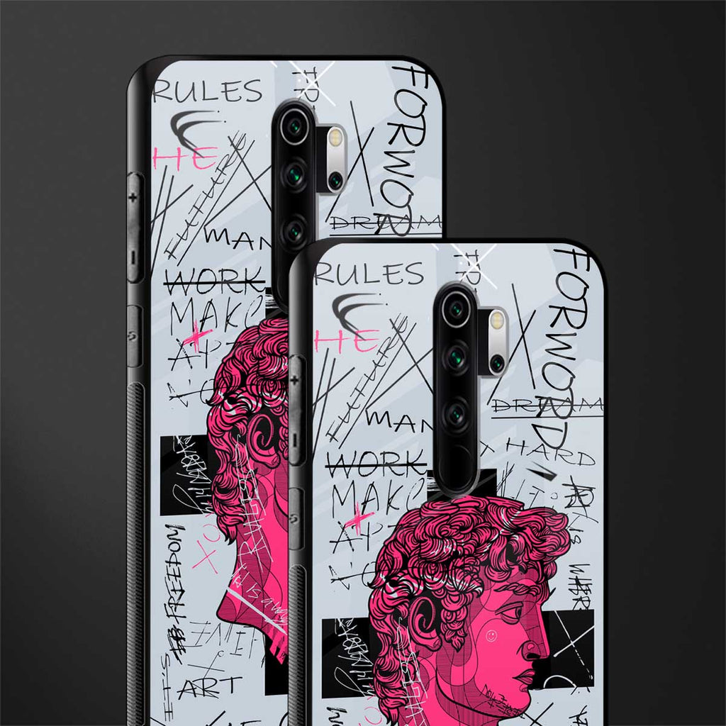 lost in reality david glass case for redmi note 8 pro image-2