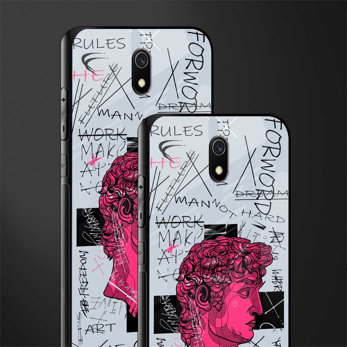 lost in reality david glass case for redmi 8a image-2