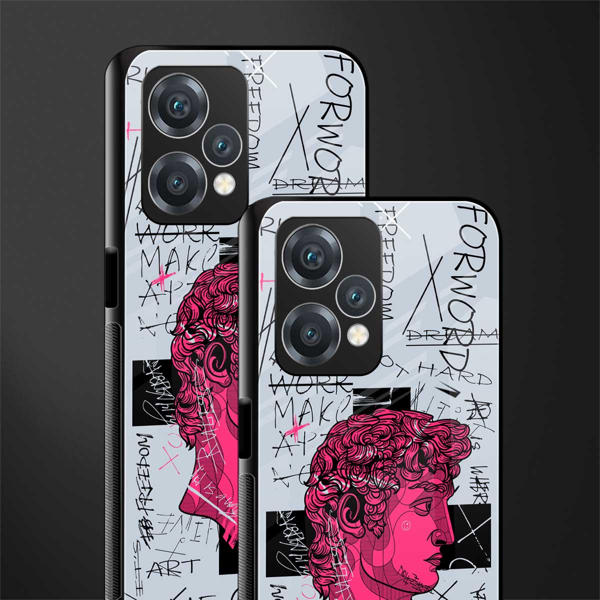 lost in reality david back phone cover | glass case for realme 9 pro 5g