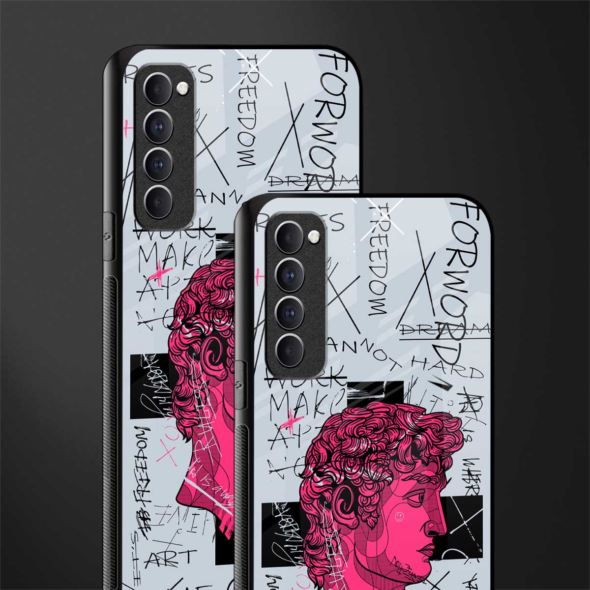 lost in reality david glass case for oppo reno 4 pro image-2